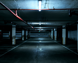 Überwachung eines privaten Parkraums